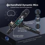 Wireless Microphone System with 500ft Range