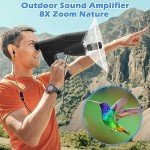 LVMMO Parabolic Microphone for Long-Distance Listening