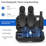Wireless Lavalier Microphone Set for iPhone & Android