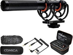 Comica VM20 Super Cardioid Shotgun Microphone Kit