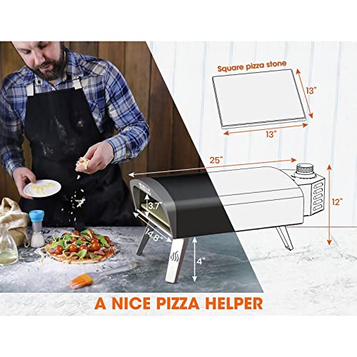 Mimiuo Gas Pizza Oven - Portable Propane, Classic Series