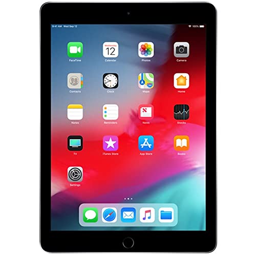 Apple iPad 9.7in - Space Gray (Renewed)