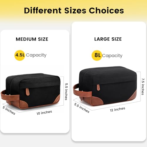 Vorspack Hanging Dopp Kit - Men's Water Resistant Travel Bag