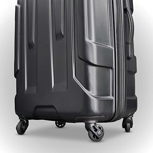 Spinner Wheels Suitcase: Samsonite Centric Hardside Expandable Black