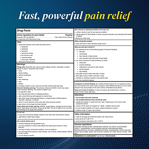 Advil Pain Relief Tablets - 10 Coated for Various Aches