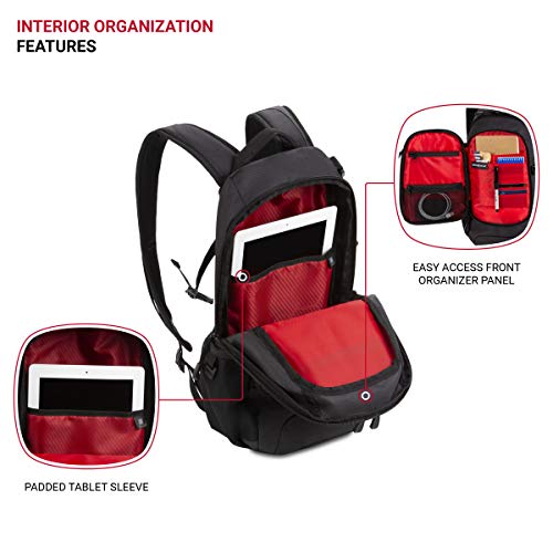 SwissGear 3598 Narrow Daypack - Dark Grey, 18