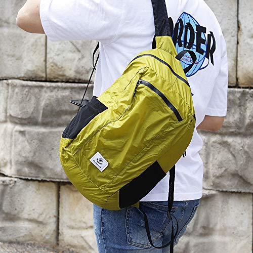 4Monster Yellow Green Hiking Daypack - 16L