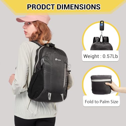 15L Hiking Daypack: Water Resistant, Lightweight & Outdoor