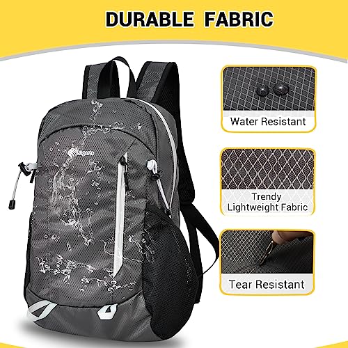 15L Hiking Daypack: Water Resistant, Lightweight & Outdoor