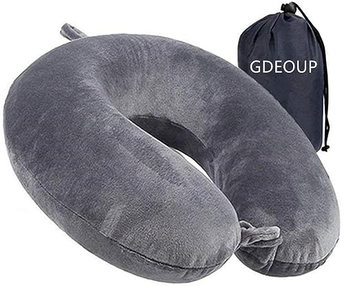 Memory Foam Travel Neck Pillow - Compact & Lightweight