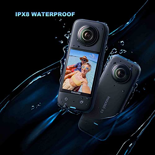 Insta360 X3 | Waterproof 360 Action Camera Bundle