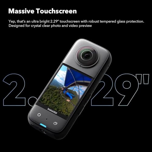 360 Action Camera Bundle with Accessories and Carrying Case