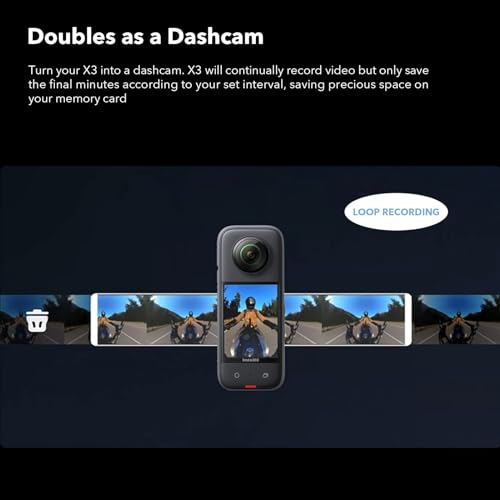 360 Action Camera Bundle with Accessories and Carrying Case