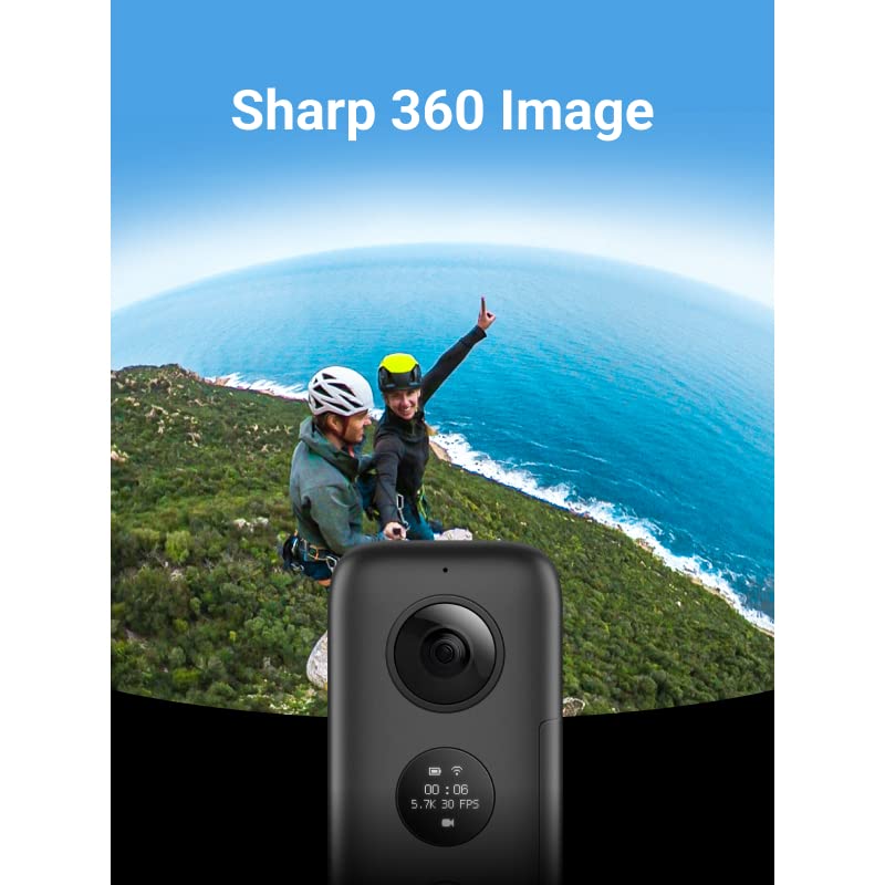 Insta360 ONE X 360° Action Cam, 5.7K Video, WiFi