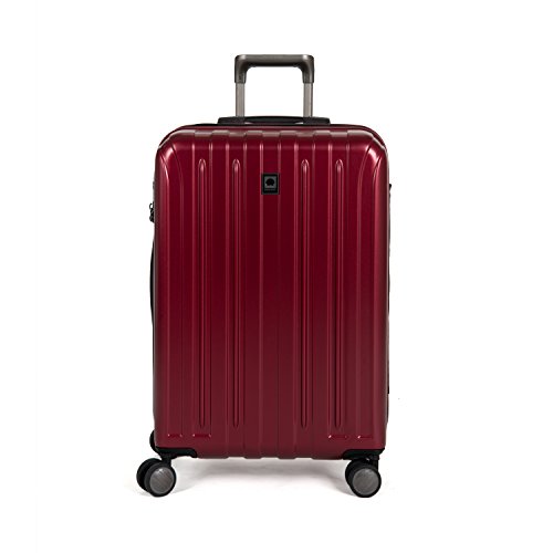 DELSEY Paris Hardside Expandable Luggage, Black Cherry Red