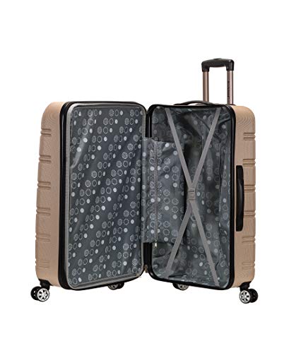 Rockland Melbourne Champagne Spinner Luggage Set