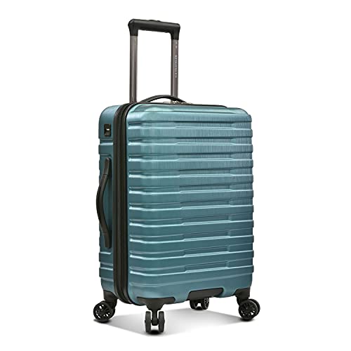 U.S. Traveler Boren Teal Carry-on Suitcase with USB Port