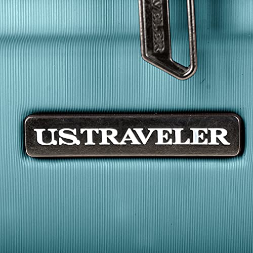U.S. Traveler Boren Teal Carry-on Suitcase with USB Port