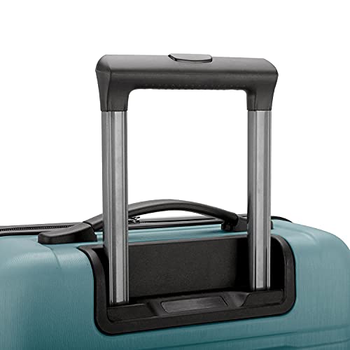 U.S. Traveler Boren Teal Carry-on Suitcase with USB Port