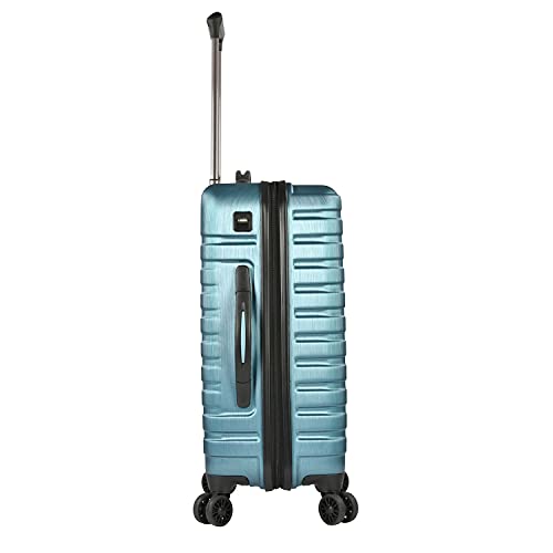 U.S. Traveler Boren Teal Carry-on Suitcase with USB Port