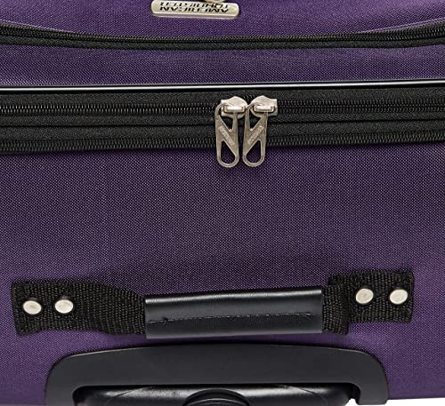 Purple American Tourister Pop Max Spinner Luggage Set
