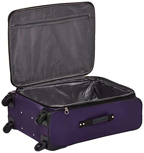 Purple American Tourister Pop Max Spinner Luggage Set