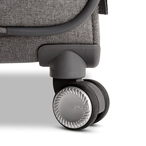 American Tourister Whim Expandable Luggage, Grey, 2PC SET (Carry-on/Medium)