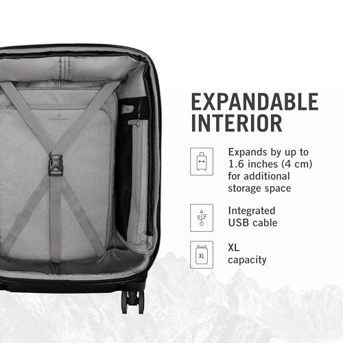 Victorinox Werks Traveler 6.0 Carry-On Spinner, Black