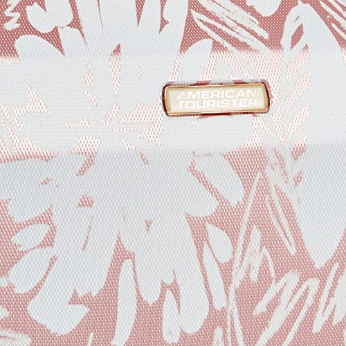 American Tourister Ascending Gardens Rose Gold Carry-On