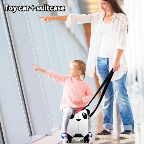 Kids Ride on Suitcase - 21" Tow-Along Luggage