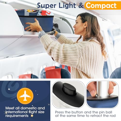 Goplus 2-in-1 Suitcase Scooter: Lightweight, Waterproof (Car)