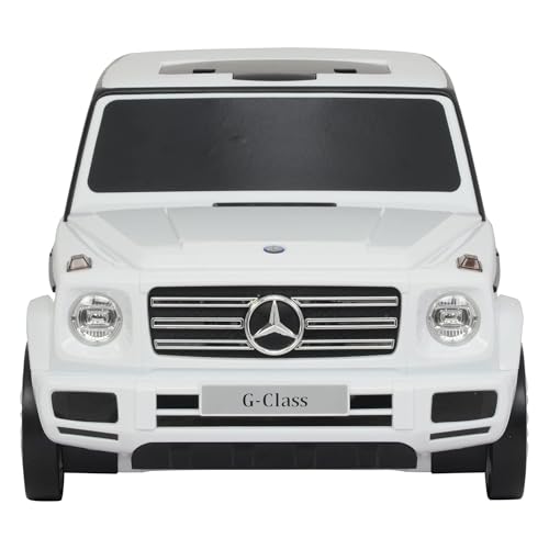 Mercedes G-Class Suitcase Ride On, White