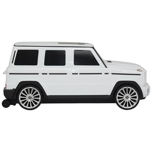 Mercedes G-Class Suitcase Ride On, White