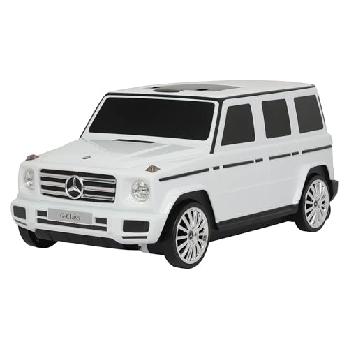 Mercedes G-Class Suitcase Ride On, White