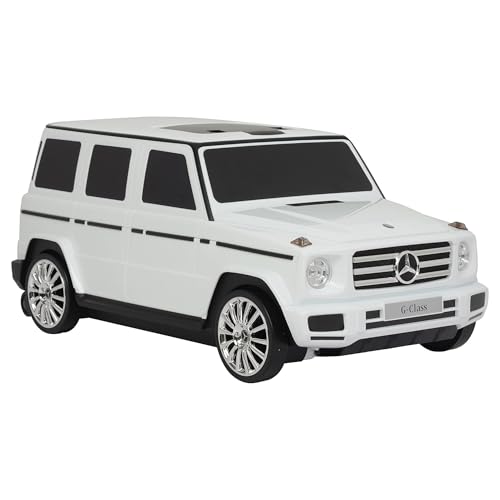 Mercedes G-Class Suitcase Ride On, White