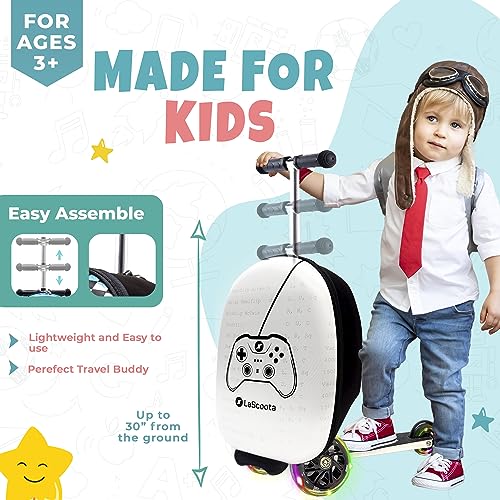 Lascoota Foldable Scooter Luggage for Kids - Lightweight