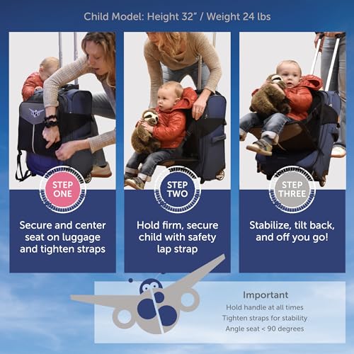 Lugabug Travel Seat - Ride-On Suitcase for Kids