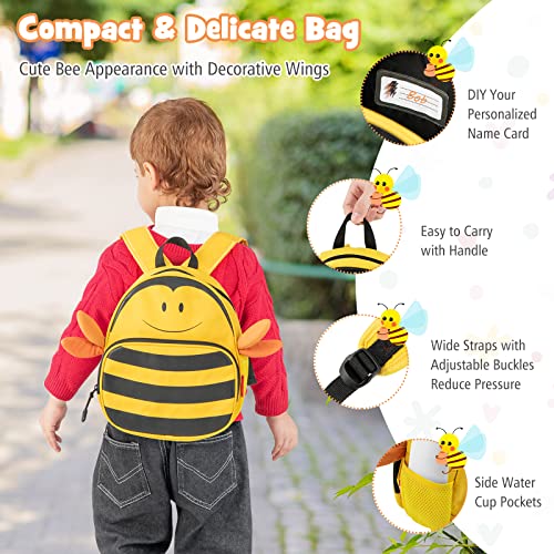 Bee Themed Kids Travel Set: Backpack & Suitcase
