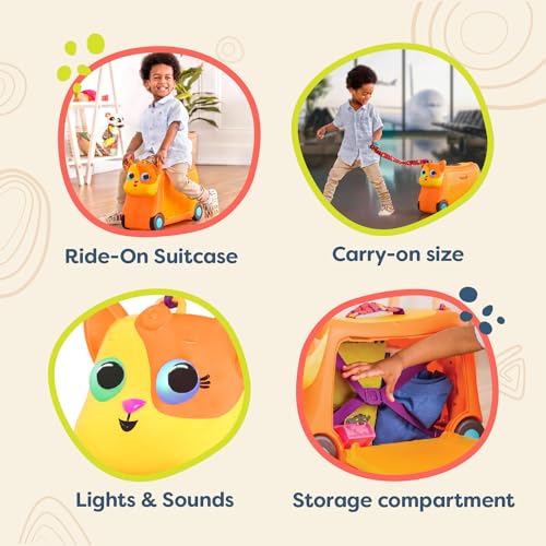 Gogo Ride-On Cat Suitcase - Kids Luggage