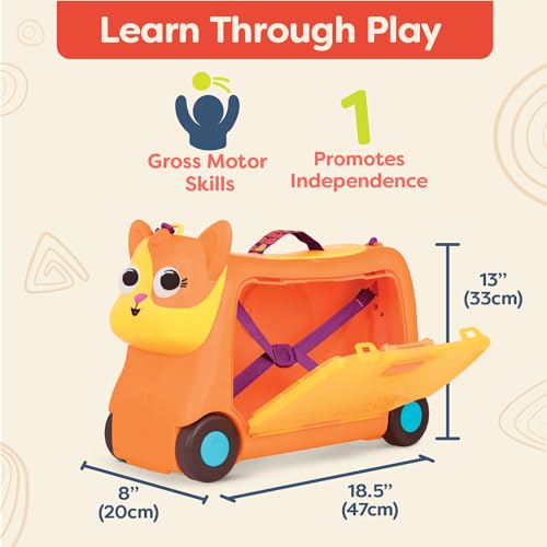 Gogo Ride-On Cat Suitcase - Kids Luggage