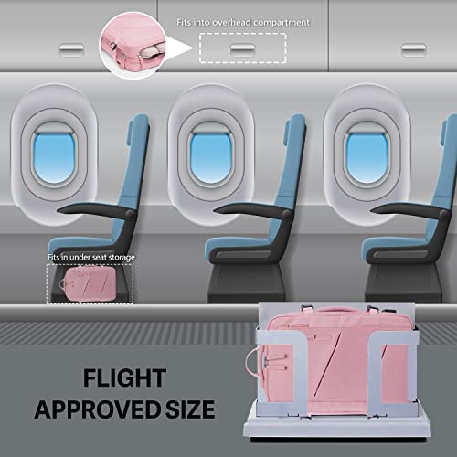 Victoriatourist XL Expandable Travel Laptop Backpack, Pink