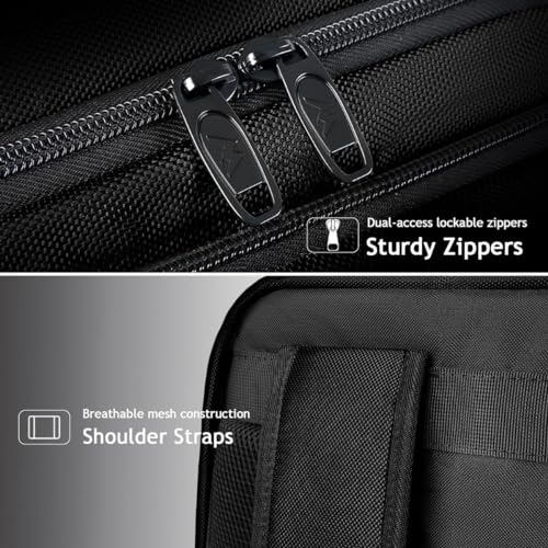 Black Matein 40L Carry on Laptop Backpack