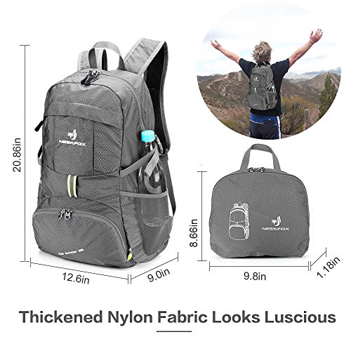 NEEKFOX Packable Lightweight Hiking Backpack for Travel