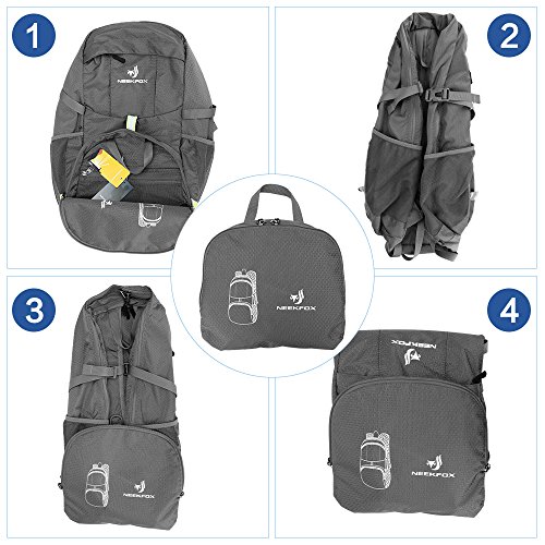 NEEKFOX Packable Lightweight Hiking Backpack for Travel