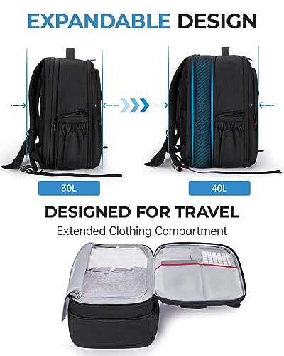BAGSMART Expandable Camera Backpack