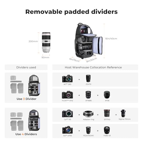 K&F Concept Waterproof Camera Sling Bag - Small