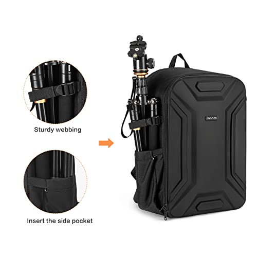 Geometric Camera Backpack: Waterproof & Laptop Compartment