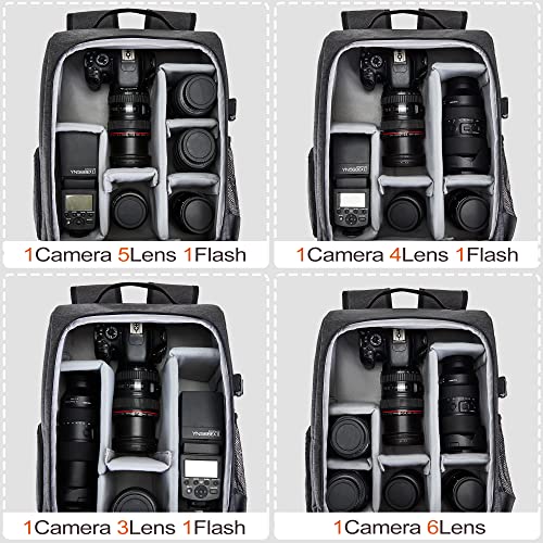 Waterproof Dark Grey Camera Backpack for DSLR/SLR Cameras