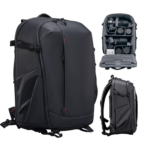 Professional Waterproof Camera Backpack for DSLR Mirrorless Photography