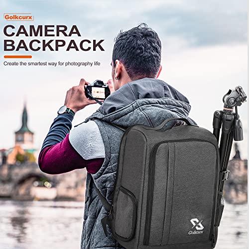 Waterproof Dark Grey Camera Backpack for DSLR/SLR Cameras